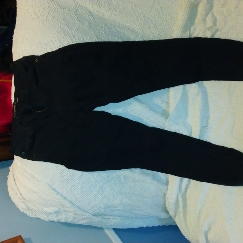 Women's black express jeans